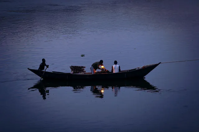 spot fishing at lake mutanda